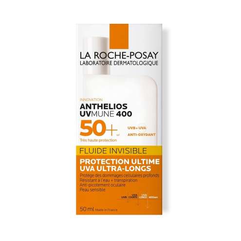 LA ROCHE-POSAY ANTHELIOS UVMUNE 400 Shaka Fluid SPF 50+ Солнцезащитный невидимый флюид, 50 мл